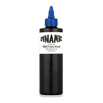 Dynamic Color Co Triple Black Ink Bottle 8oz – Professional Tattoo Ink Avelisse