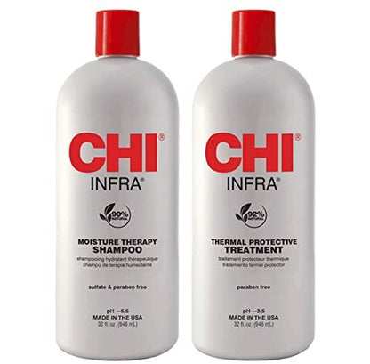 INFRA Shampoo & Treatment 32oz Duo Set – Professional Hair Care for Stronger, Healthier Hair Avelisse