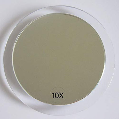 SANTOO 15X Magnifying Mirror - Rose Gold - 6 Inch Round with Suction Cups for Precise Makeup, Tweezing & Blackhead Removal Avelisse