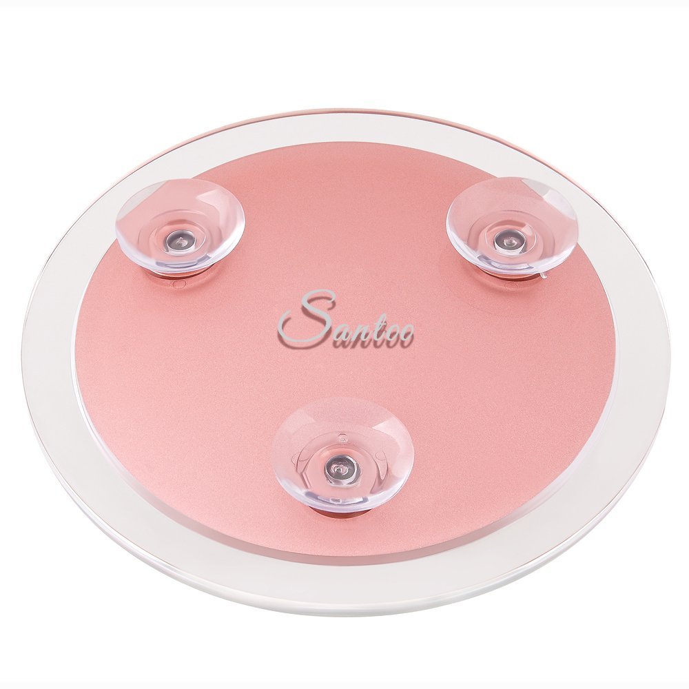 SANTOO 10X Magnifying Mirror – 6 Inch Round with Suction Cups for Precise Makeup, Tweezing & Skincare Avelisse