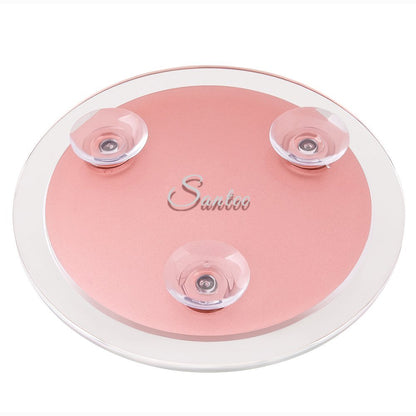 SANTOO 10X Magnifying Mirror – 6 Inch Round with Suction Cups for Precise Makeup, Tweezing & Skincare Avelisse