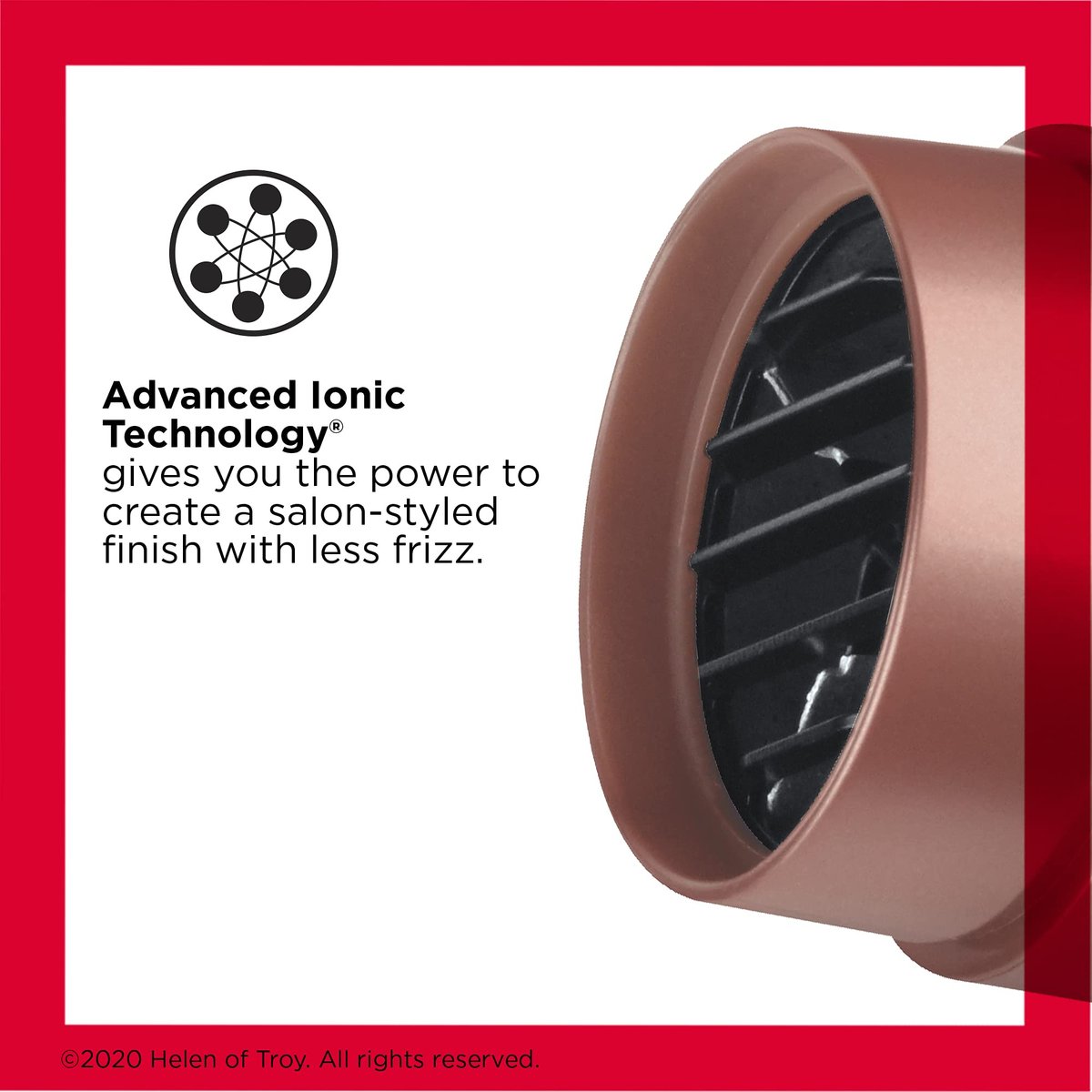 Revlon Light & Fast Hair Dryer 1875W - Ceramic Stunning Blowouts Easily and Comfortably (Copper, 3 Piece Set) Avelisse