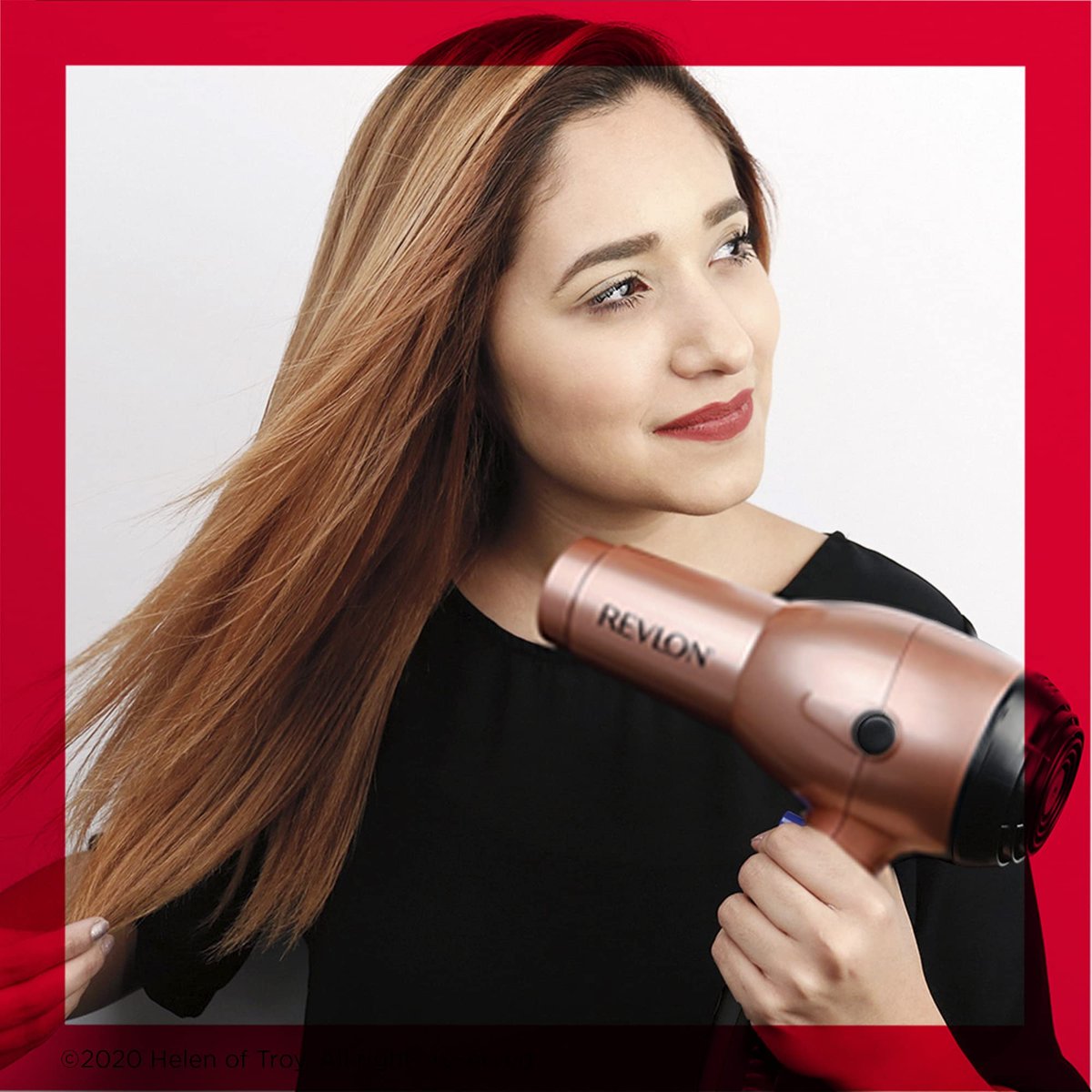 Revlon Light & Fast Hair Dryer 1875W - Ceramic Stunning Blowouts Easily and Comfortably (Copper, 3 Piece Set) Avelisse