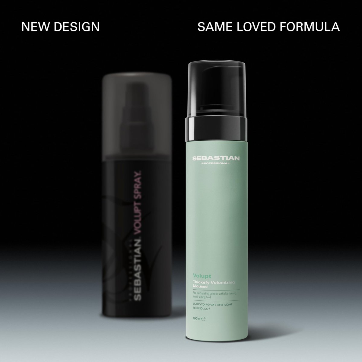 Sebastian Professional Volupt Thickefy Volumizing Mousse - Flexible Hold Styling for Fine Hair, 6.4 fl oz Avelisse