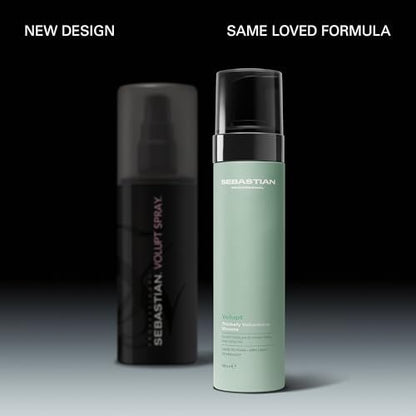 Sebastian Professional Volupt Thickefy Volumizing Mousse - Flexible Hold Styling for Fine Hair, 6.4 fl oz Avelisse
