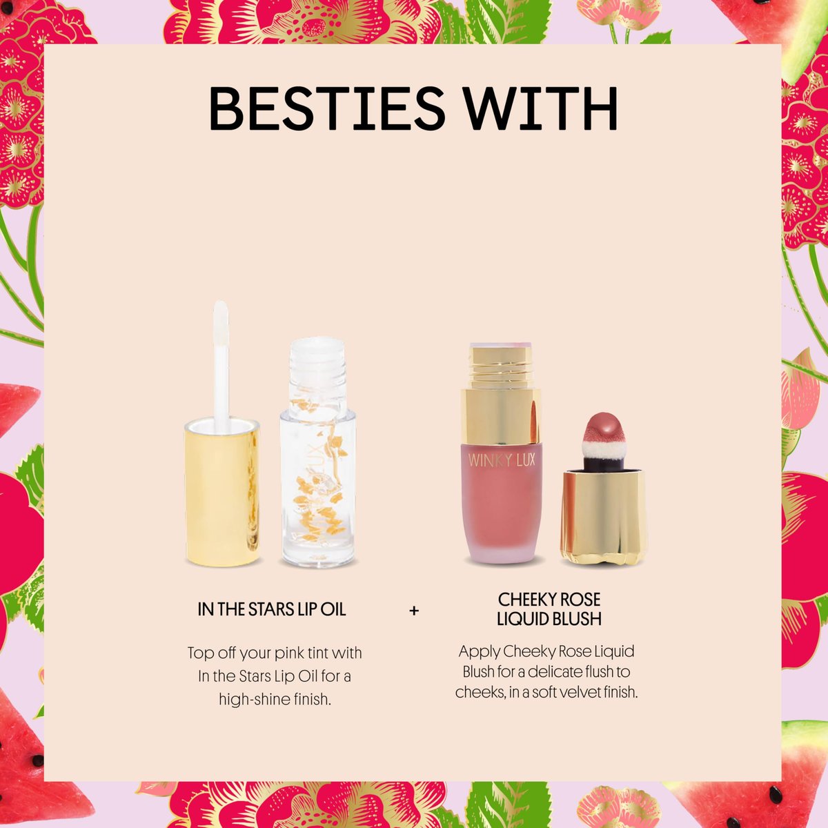 Winky Lux Watermelon Jelly pH Lip Balm - Hydrating Lip Balm with Natural Pink Tint, pH Color Changing Formula Avelisse