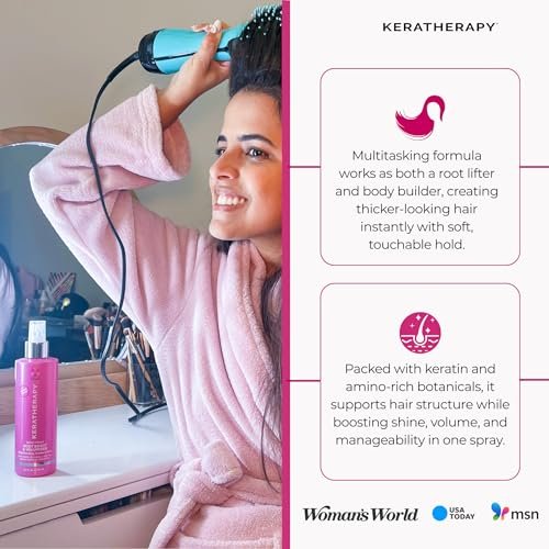KERATHERAPY Keratin Infused Volume Root Boost and Volumizer Spray, 8.5 fl. oz. Avelisse