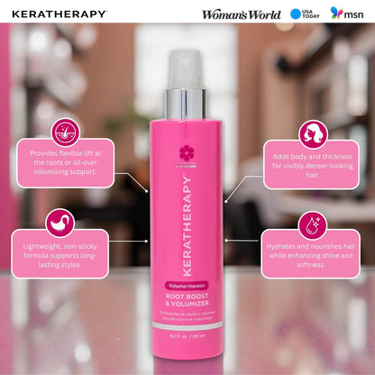 KERATHERAPY Keratin Infused Volume Root Boost and Volumizer Spray, 8.5 fl. oz. Avelisse
