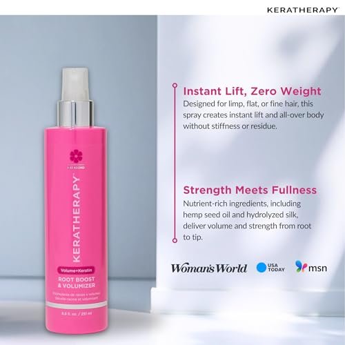 KERATHERAPY Keratin Infused Volume Root Boost and Volumizer Spray, 8.5 fl. oz. Avelisse