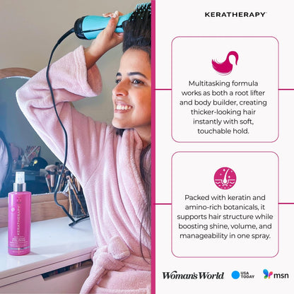 KERATHERAPY Keratin Infused Volume Root Boost and Volumizer Spray, 8.5 fl. oz. Avelisse