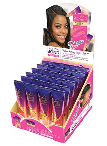 Esha Absolute Lace Wig Bond - Invisible Wig Bonding Glue: Water & Oil-Resistant, Non-Toxic, Secure Hold (1.06 fl oz, Clear) - görsel 8
