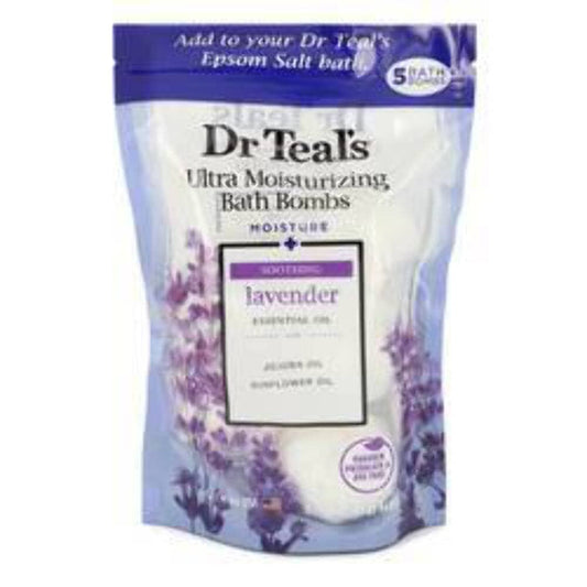 Dr Teal's Ultra Moisturizing Bath Bomb Lavender - 4 Count
