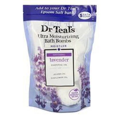 Dr Teal's Ultra Moisturizing Bath Bomb Lavender - 4 Count