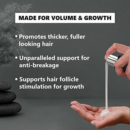 Mokita Naturals Hair Volumizing and Regrowth Shampoo for Thinning Hair, Sulfate-Free & Vegan-Friendly, 8.5 oz Avelisse