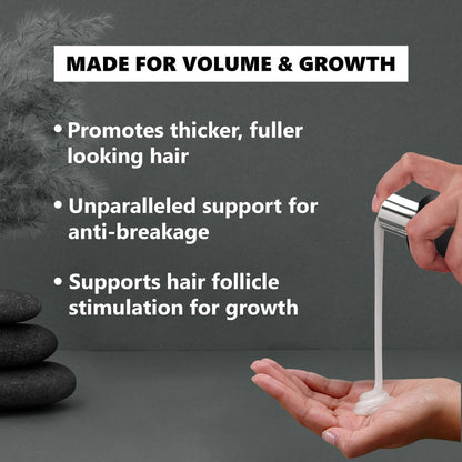 Mokita Naturals Hair Volumizing and Regrowth Shampoo for Thinning Hair, Sulfate-Free & Vegan-Friendly, 8.5 oz Avelisse