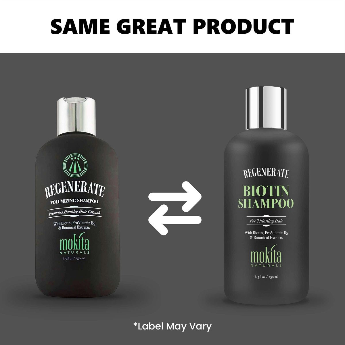 Mokita Naturals Hair Volumizing and Regrowth Shampoo for Thinning Hair, Sulfate-Free & Vegan-Friendly, 8.5 oz Avelisse