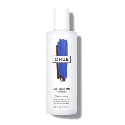 dpHUE Cool Brunette Shampoo - Blue Pigment Shampoo for Brunettes - Neutralizes Orange, Red & Brassy Tones - Color Safe, Sulfate-Free - 8.5 oz