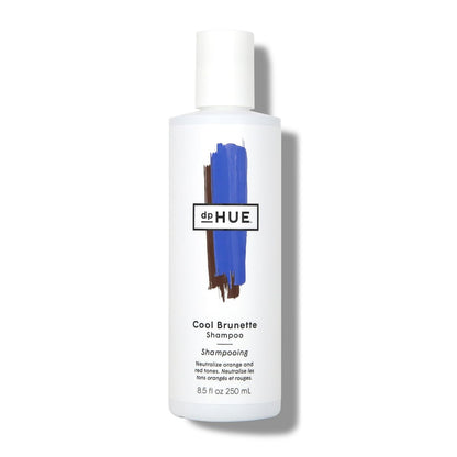 dpHUE Cool Brunette Shampoo - Blue Pigment Shampoo for Brunettes - Neutralizes Orange, Red & Brassy Tones - Color Safe, Sulfate-Free - 8.5 oz