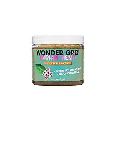 Wonder Gro Indian Hemp Hair Grease Pomade - 12 fl oz - Deeply Nourishes & Repairs Damaged Hair, Promotes Hair Regrowth - görsel 2