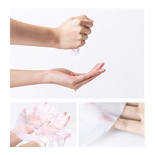 100 Pcs Compressed Facial Mask Sheets – Natural Cotton DIY Disposable Face Mask with Free Small Bowl - görsel 7