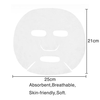 100 Pcs Compressed Facial Mask Sheets – Natural Cotton DIY Disposable Face Mask with Free Small Bowl