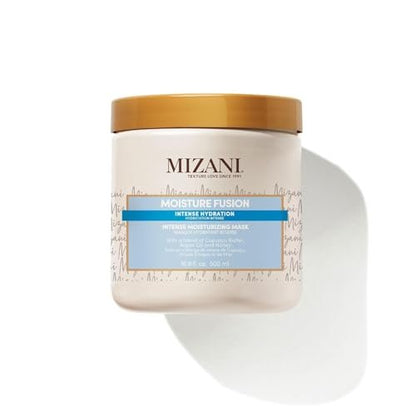 Mizani Moisture Fusion Intense Moisturizing Mask - Hydrating Hair Mask for Dry and Curly Hair, Deep Conditioning Treatment with Argan Oil, Sulfate-Free (16.9 oz) Avelisse