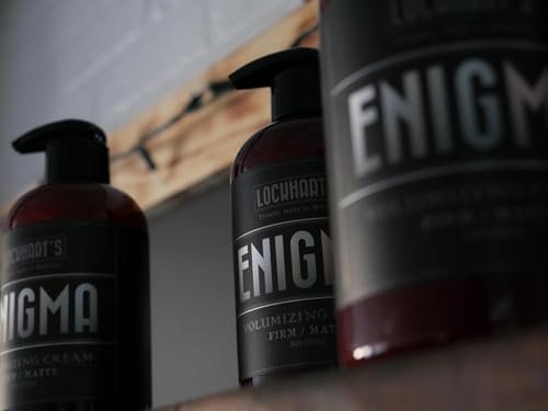 Lockhart’s Enigma Matte Cream Clay – Firm Hold, Natural Matte Finish, Kaolin & Bentonite Clay for Volume and Texture, Nourishing Beeswax Formula (8 oz) - görsel 8