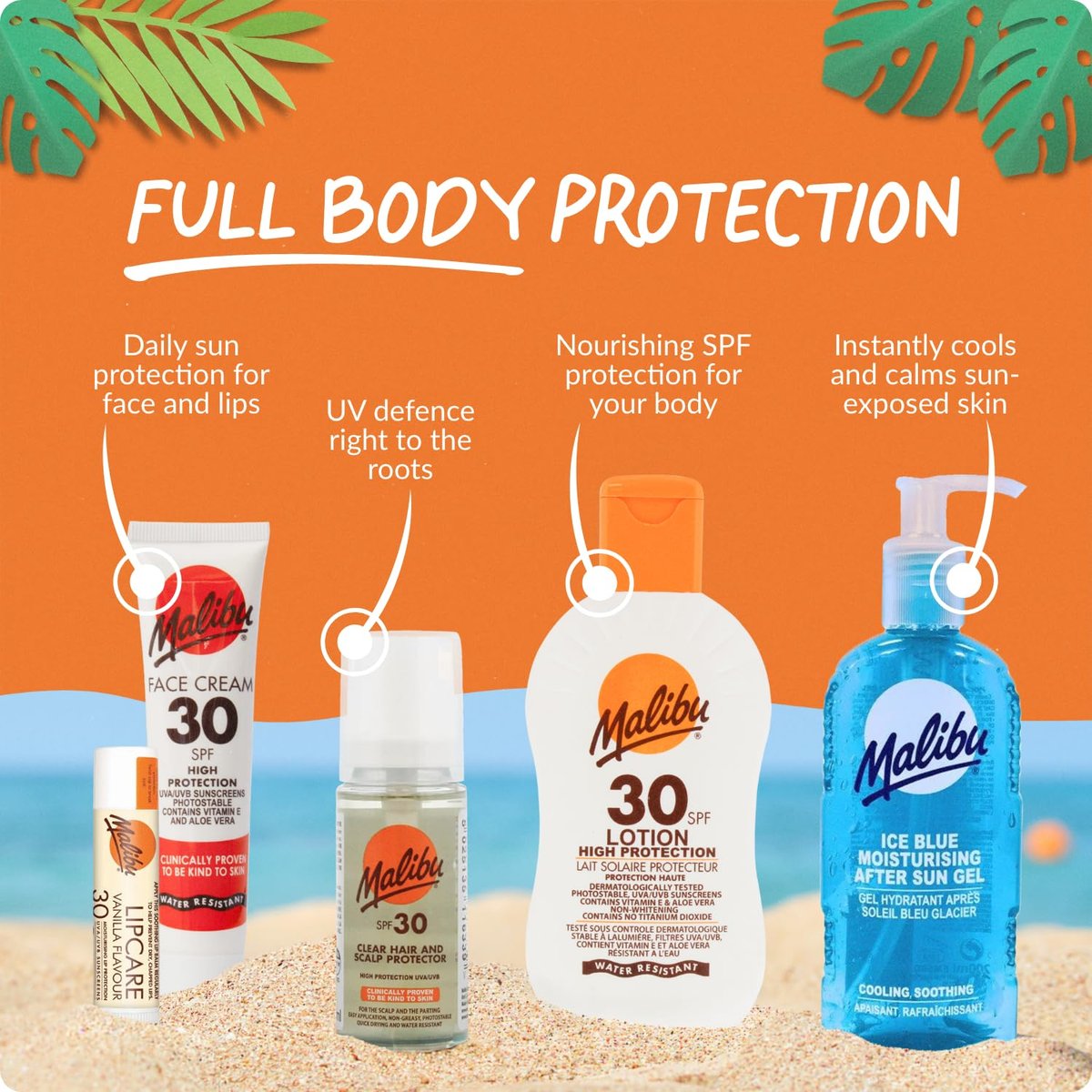 Malibu Sun Fast Tanning Oil – Tan Accelerator with Beta Carotene & Vitamin E, Water-Resistant, Cruelty-Free, 3.4 Fl Oz - görsel 11