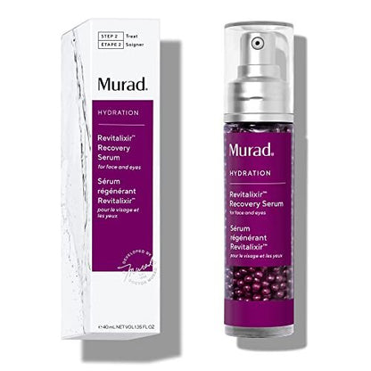 Murad Revitalixir Recovery Serum – Cannabis Sativa, Caffeine & Neuropeptide Anti-Aging Eye and Face Serum for Stress Lines, Wrinkles & Puffiness – 1.35 Fl Oz Avelisse