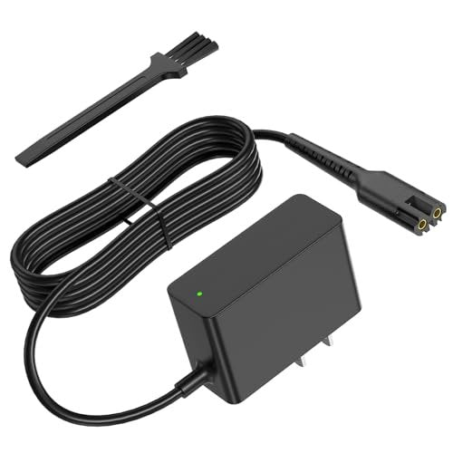 BENSN 4V Clipper Charger Cord Compatible with Wahl Magic Clipper Cordless 8164, 8591, 8148, 8504, 5-Star Trimmer, 1919 100 Year Hair Clipper - 5FT Black Avelisse
