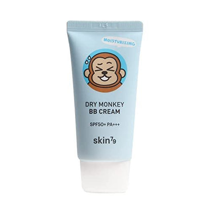 SKIN79 Animal BB Cream Dry Monkey - SPF 50+ PA+++ Moisturizing & Brightening BB Cream for Dry Skin