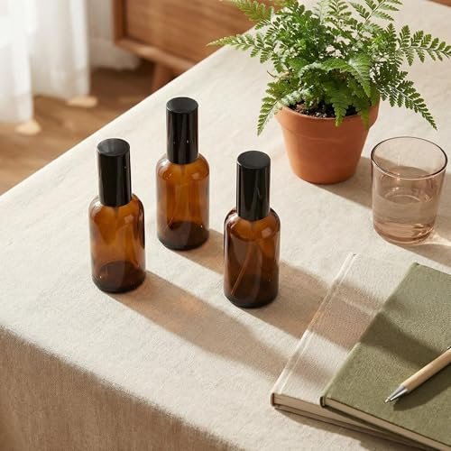 Ericotry 1oz (30ml) Refillable Amber Glass Spray Bottles - Pack of 3 Fine Mist Sprayers for Aromatherapy, Perfume, and Essential Oils - görsel 16