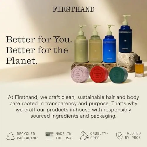 Firsthand Supply Texturizing Paste - Medium Hold, Natural Finish, Water-Based, Non-Greasy Texture for Men & Women, 3 oz Avelisse