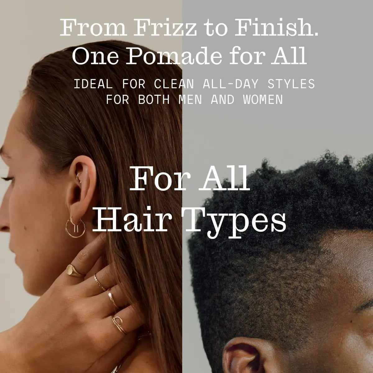 Firsthand Supply All-Purpose Hair Pomade – Flexible Firm Hold, Low Shine, Organic Water Based Pomade with Aloe & Shea Butter for All Hair Types (3 oz) Avelisse