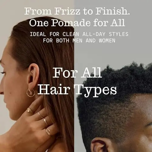 Firsthand Supply All-Purpose Hair Pomade – Flexible Firm Hold, Low Shine, Organic Water Based Pomade with Aloe & Shea Butter for All Hair Types (3 oz) Avelisse