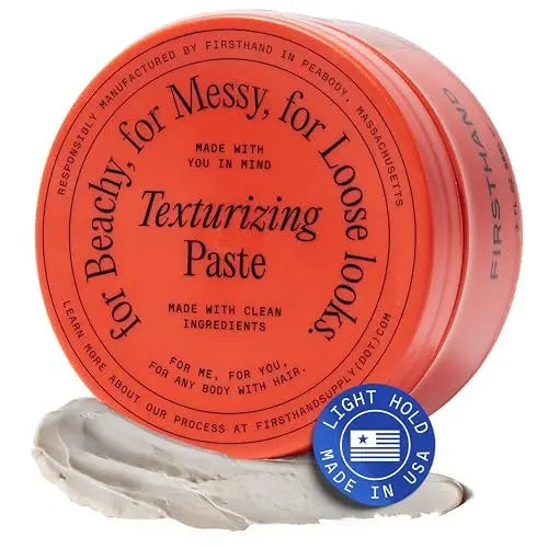 Firsthand Supply Texturizing Paste - Medium Hold, Natural Finish, Water-Based, Non-Greasy Texture for Men & Women, 3 oz Avelisse