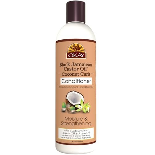 OKAY Black Jamaican Castor Oil & Coconut Curls Conditioner - 12 oz / 355 ml - görsel 2