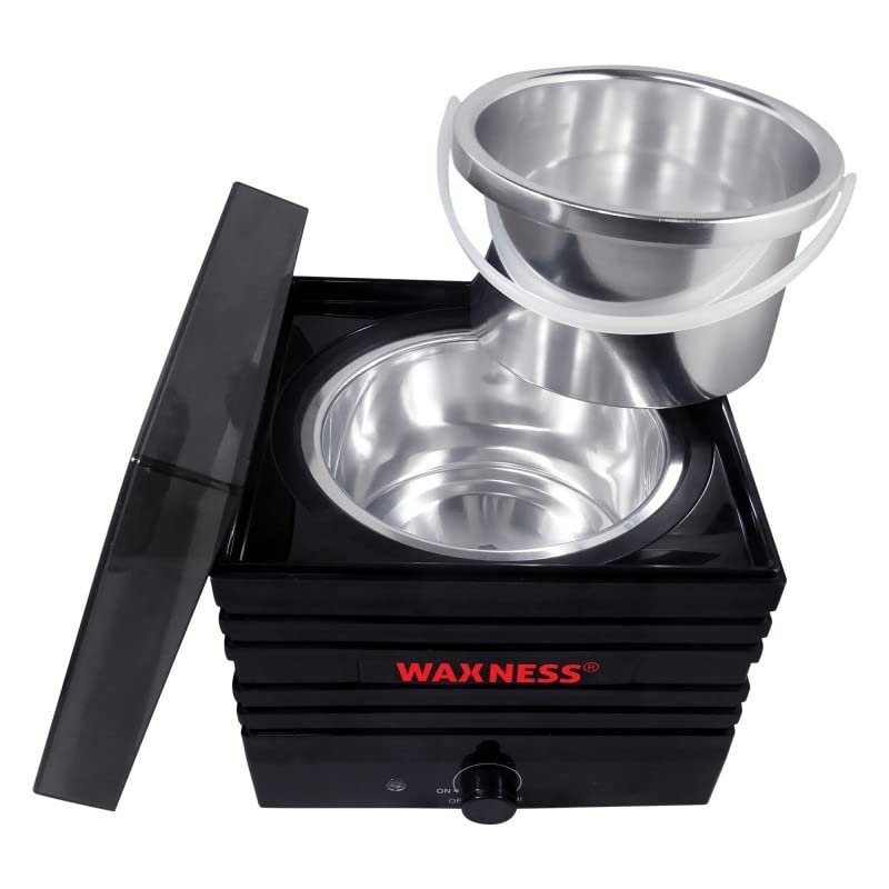 Waxness W-CUBE Professional Wax Heater – Black, 1 lb Capacity, Adjustable Temperature, 100W - görsel 4