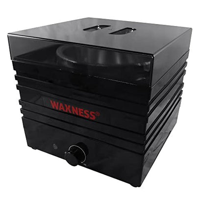 Waxness W-CUBE Professional Wax Heater – Black, 1 lb Capacity, Adjustable Temperature, 100W