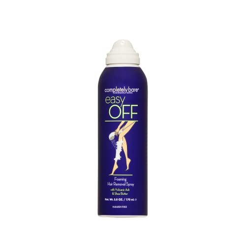 Completely Bare Easy Off Foaming Hair Removal Spray - Moisturizing Shea Butter & Aloe Vera, 6 Fl Oz - görsel 4