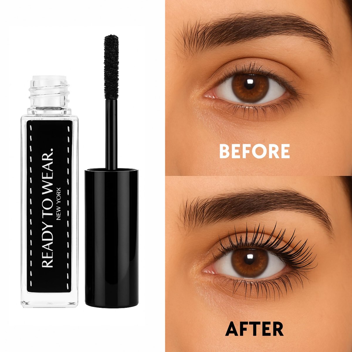 Ready To Wear Lash Extension - Fine DRY Fibers to Extend Lashes, Instantly Volumize & Elongate - No Glue Needed (Must use with Mascara) Avelisse
