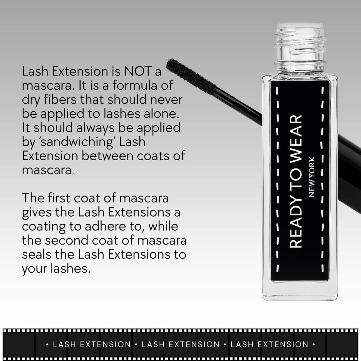 Ready To Wear Lash Extension - Fine DRY Fibers to Extend Lashes, Instantly Volumize & Elongate - No Glue Needed (Must use with Mascara) Avelisse