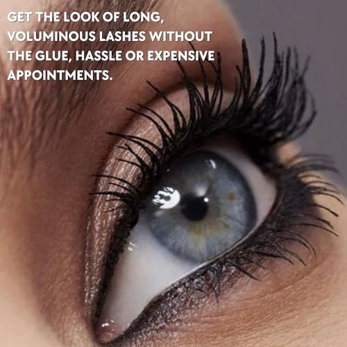 Ready To Wear Lash Extension - Fine DRY Fibers to Extend Lashes, Instantly Volumize & Elongate - No Glue Needed (Must use with Mascara) Avelisse