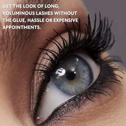 Ready To Wear Lash Extension - Fine DRY Fibers to Extend Lashes, Instantly Volumize & Elongate - No Glue Needed (Must use with Mascara) Avelisse