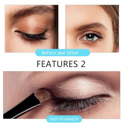 336Pcs Double Eyelid Tape Strips for Droopy Hooded Eyelids, Uneven Mono-Eyelids & Eye Makeup
