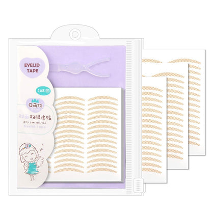 336Pcs Double Eyelid Tape Strips for Droopy Hooded Eyelids, Uneven Mono-Eyelids & Eye Makeup