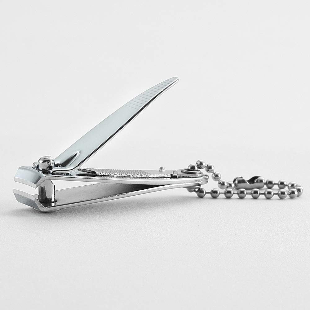 12 Pack Stainless Steel Nail Clippers for Fingernails - Swing Out Cleaner & File, Sharp, Easy Press Lever - Perfect Gift for Men & Women - görsel 3