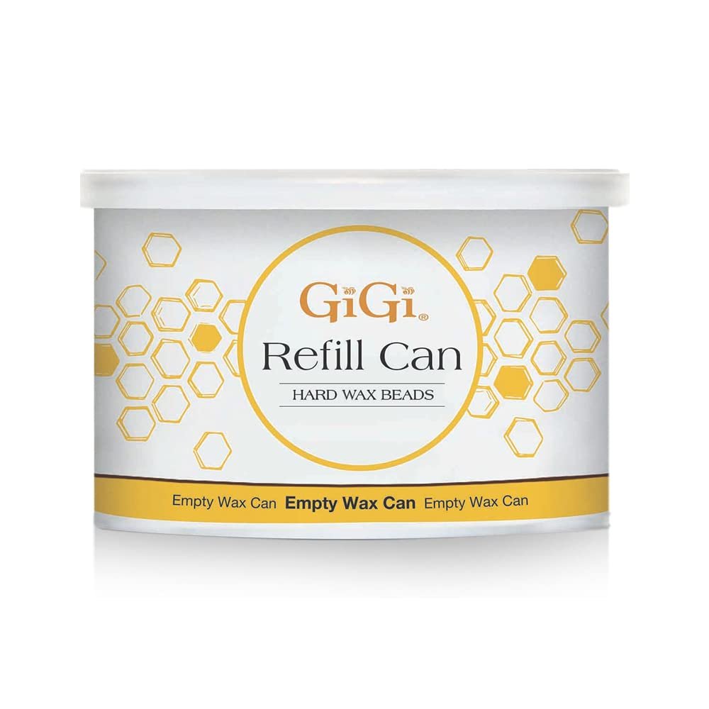GiGi Hard Wax Beads Refill Can - Empty & Heat-Resistant Container for Professional Wax Warmers, Reusable 14 oz Capacity - görsel 1