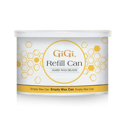 GiGi Hard Wax Beads Refill Can - Empty & Heat-Resistant Container for Professional Wax Warmers, Reusable 14 oz Capacity