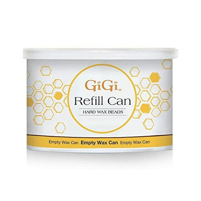GiGi Hard Wax Beads Refill Can - Empty & Heat-Resistant Container for Professional Wax Warmers, Reusable 14 oz Capacity